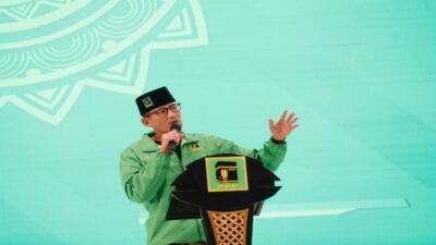 Spanduk Dicopoti Ganjar-Mahfud, Sandiaga Uno Percaya Masyarakat Tidak Akan Terprovokasi