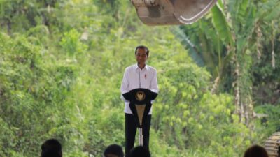 Jokowi Menghadiri Upacara Groundbreaking Resmi untuk Revitalisasi SDN 020 Sepaku di IKN