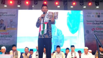 UAS Hadiri Aksi Peduli Palestina di Deli Serdang yang Diikuti Ribuan Orang