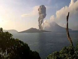 Gunung Anak Krakatau Meletus Lagi, Letusan Vulkanik Mencapai Ketinggian 1.500 Meter