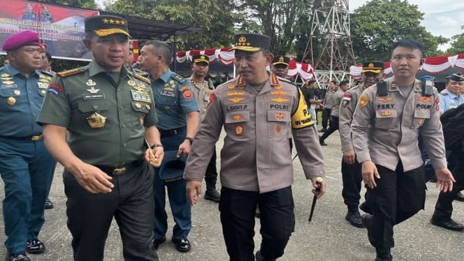 129.923 Anggota TNI-Polri Siap Dikerahkan Untuk Amankan Perayaan Natal dan Tahun Baru