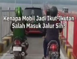 ‘Video Mobil Hitam yang Menyelonong Lewat Jalur Motor di Jembatan Suramadu Viral’