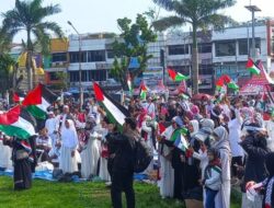 Ribuan Orang Sumut Bersatu Demi Palestina, Donasi Terkumpul Rp1 Miliar