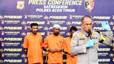 Polisi Menetapkan Tiga Orang Etnis Rohingya Sebagai Tersangka Penyelundupan 47 Orang ke Aceh Timur