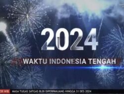 Kembang Api Hiasi Langit saat Indonesia Tengah Masuk Tahun 2024