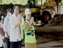 Presiden Jokowi Meninjau Proses Pengolahan Sampah di TPST Cilacap