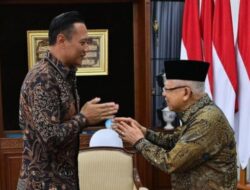 Berjumpa dengan Ma’ruf Amin, AHY Mendapat Petuah Mengenai Kasus Mafia Tanah