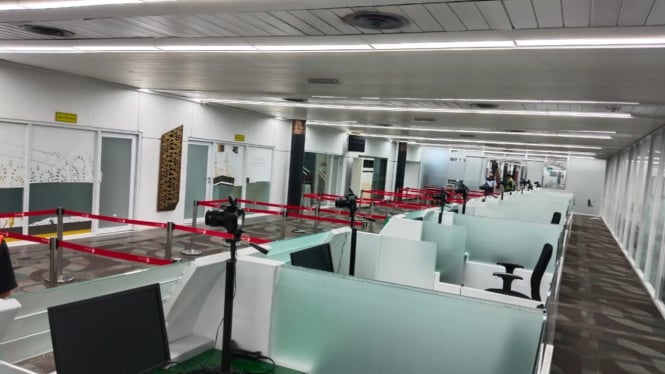 12 Counter Fast Track Immigration in Saudi Arabia Ready to Serve the Departure of Hajj Pilgrims at Soekarno-Hatta Airport