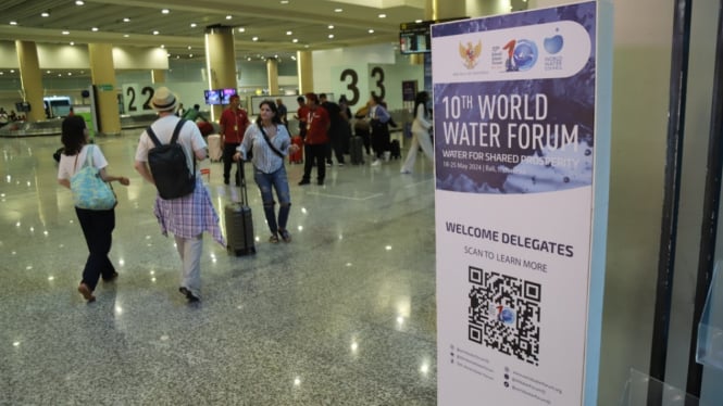 Delegasi Ke-10 World Water Forum Tiba di Bali, Imigrasi Melakukan Pembagian Jalur