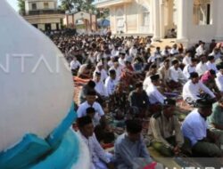 Nagan Raya Residents in Aceh Rayakan Idul Adha Today