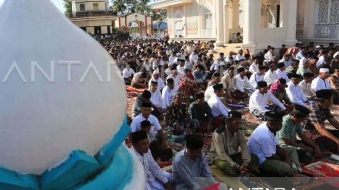 Nagan Raya Residents in Aceh Rayakan Idul Adha Today