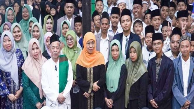 Kiai NU Mendukung Khofifah untuk Memimpin Kembali Jatim dengan Kinerja yang Nyata