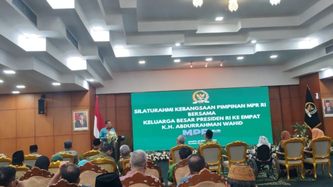 Gus Dur’s Family and PKB Officials Attend MPR National Unity Gathering