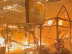 Restoran dan Bar yang Dimiliki Warga Negara Jepang di Sanur Hangus Terbakar