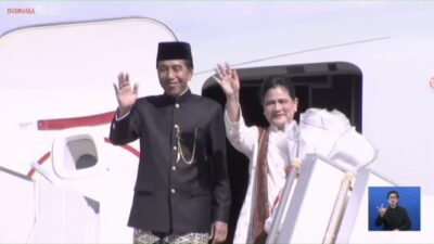 Jokowi dan Iriana Pulang Kampung ke Solo Sambil Naik Pesawat TNI AU