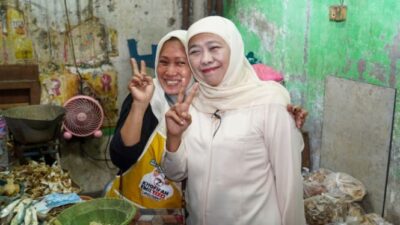 Pedagang Pasar Larangan Sidoarjo Berkomitmen Mendukung Khofifah dalam Pemilihan Gubernur Jawa Timur